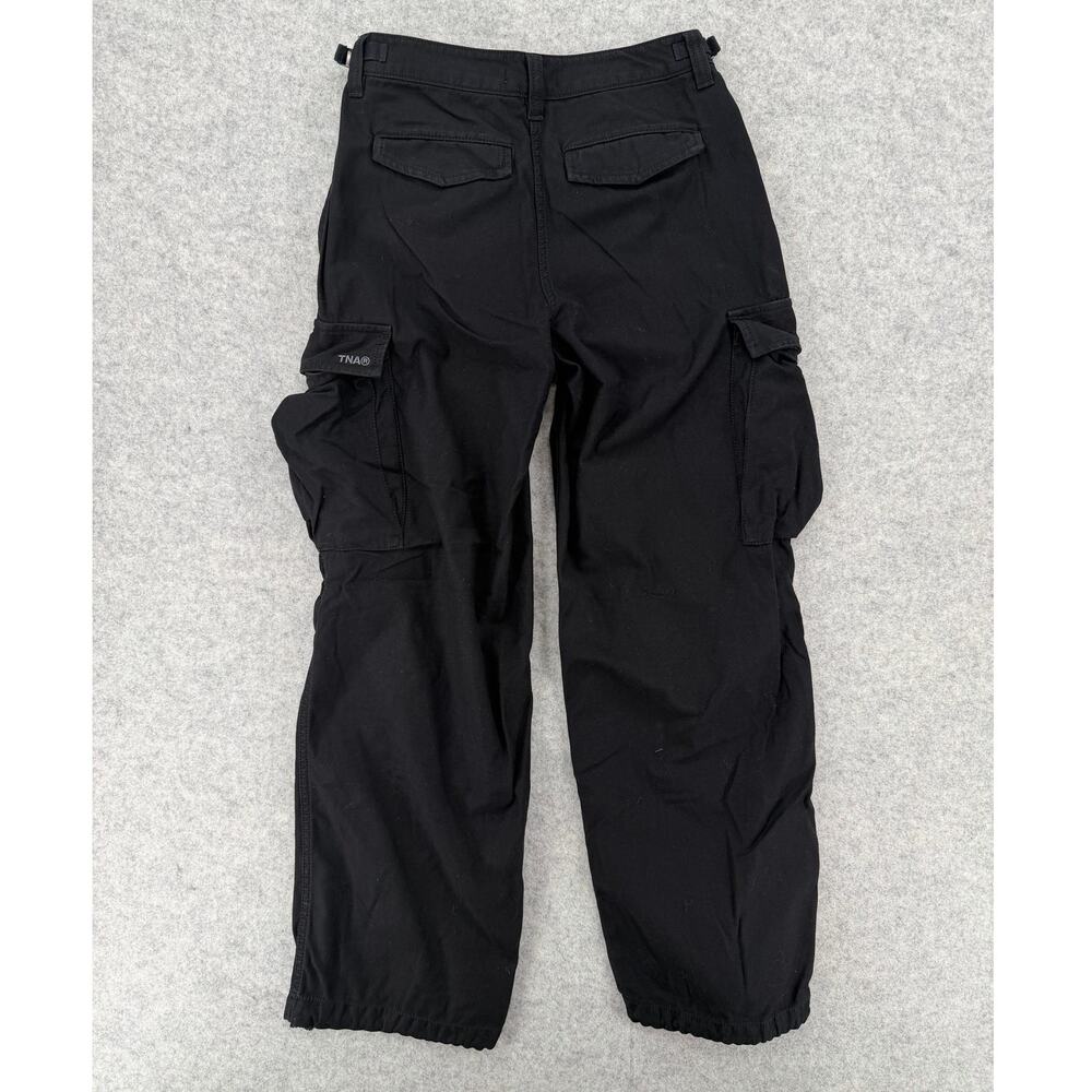 TNA Aritzia Black Supply Mid-Rise Baggy Relaxed Cargo Pants Size 0 - Picture 6 of 13